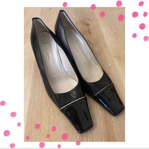 St. John Black Classic Heels